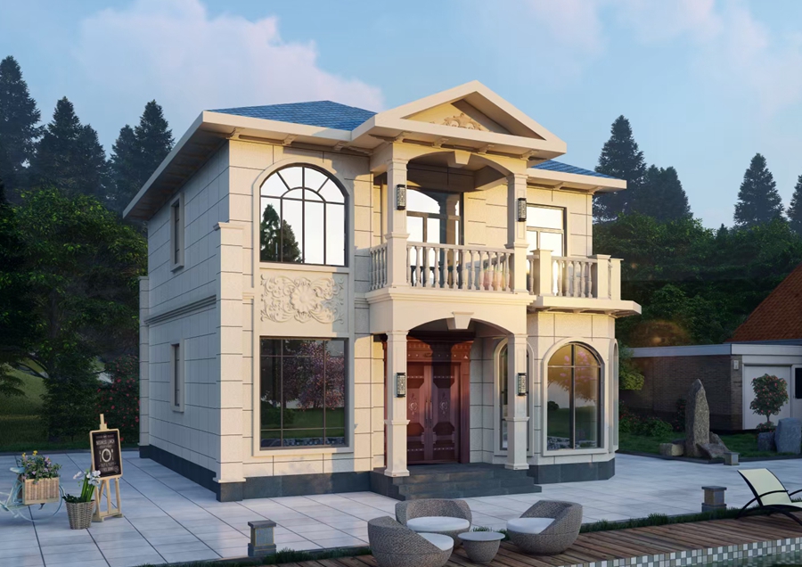 歐式風(fēng)輕鋼別墅戶型（2）