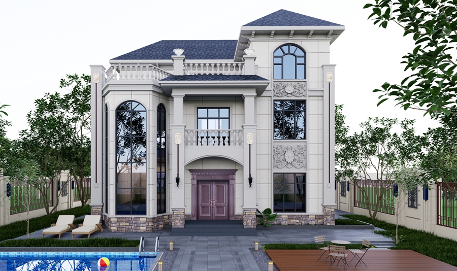 一棟三層300平方的輕鋼別墅需要多少人施工？