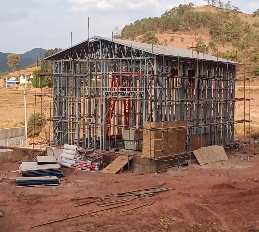 睿婕四川輕鋼設(shè)備房項(xiàng)目竣工完成，交付業(yè)主使用！