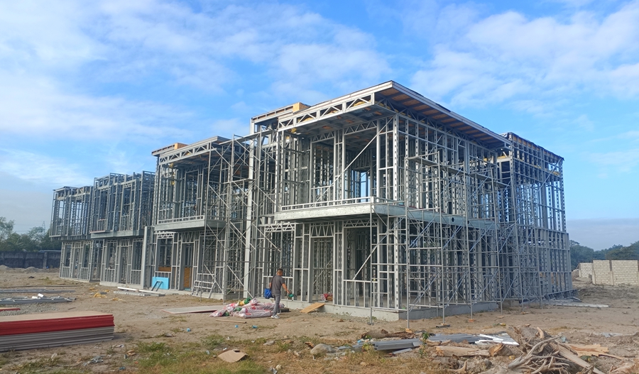 睿婕輕鋼別墅 |菲律賓馬尼拉項目封頂大吉，打造國際綠色建筑新標桿!